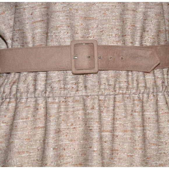 Vintage Herman Marcus Sheath Maxi Dress Size 16 3/4 Sleeve Embroidered Floral - Picture 4 of 9